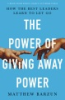 The_power_of_giving_away_power