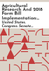 Agricultural_research_and_2018_farm_bill_implementation