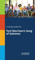 A_Study_Guide_For_Toni_Morrison_s_Song_Of_Solomon
