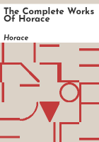 The_complete_works_of_Horace