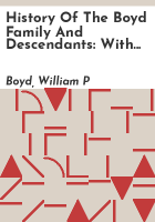 History_of_the_Boyd_family_and_descendants