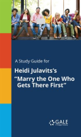 A_Study_Guide_for_Heidi_Julavits_s__Marry_the_One_Who_Gets_There_First_